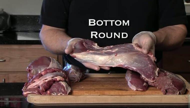 venison meat bottom round