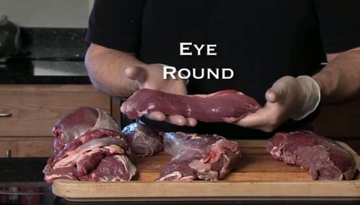 venison meat eye round
